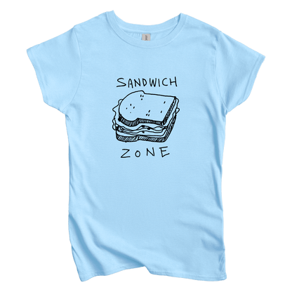 T-Shirt S / Light Blue Sandwich Zone: Longoland Women's Tee