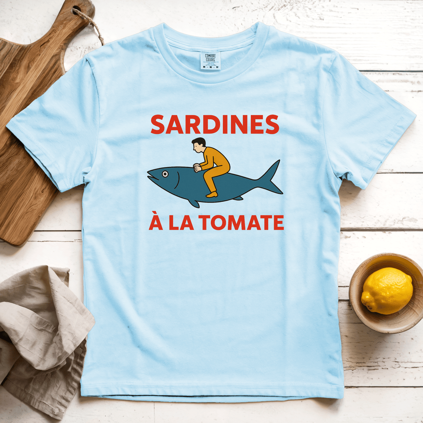 T-Shirt Chambray / S Sardines a la Tomate