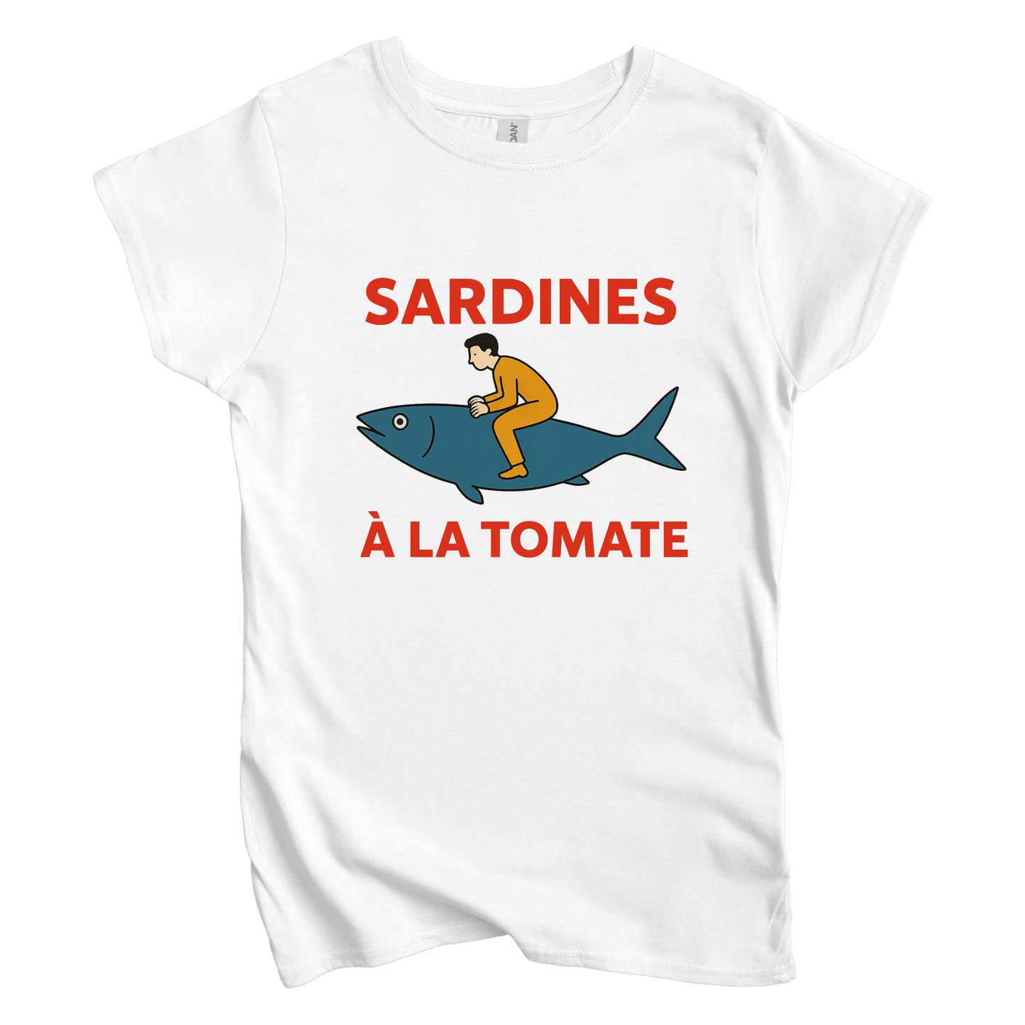 T-Shirt S / White Sardines A La Tomate Women's Tee
