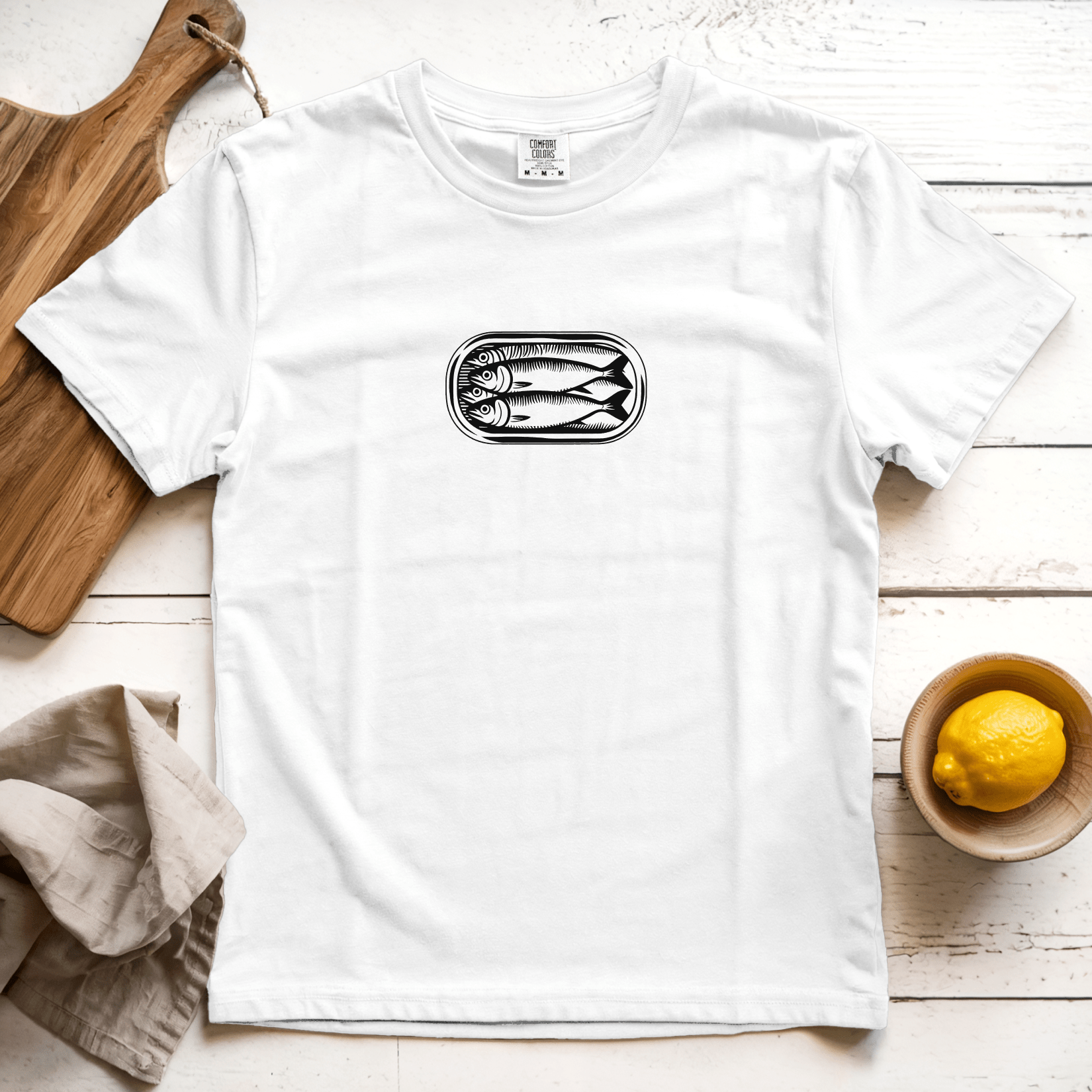 T-Shirt White / S Sardines in a Can