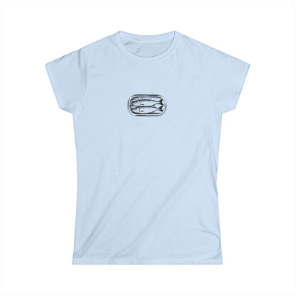 T-Shirt S / Light Blue Sardines in a Can Women's Tee