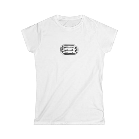 T-Shirt S / White Sardines in a Can Women's Tee