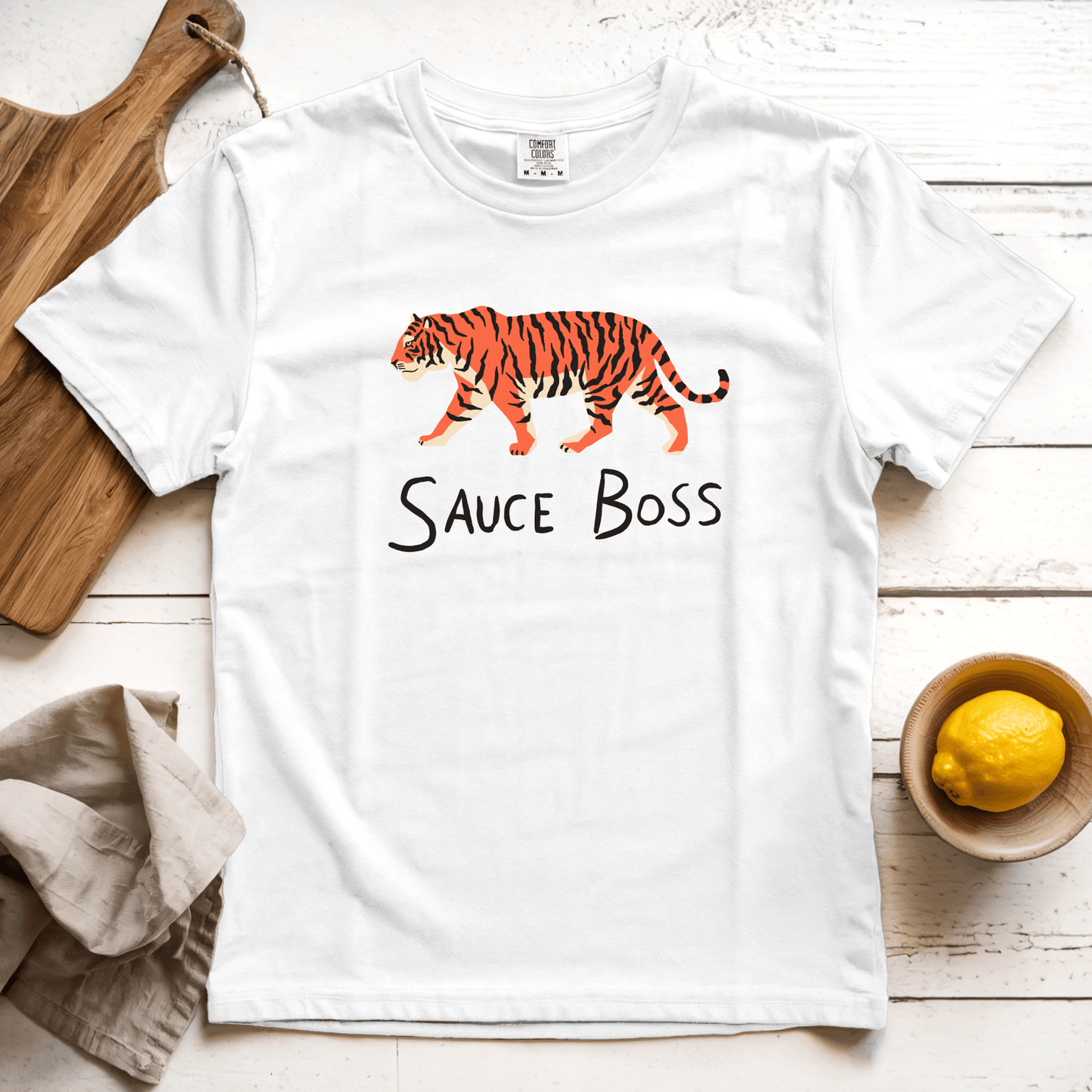 T-Shirt White / S Sauce Boss