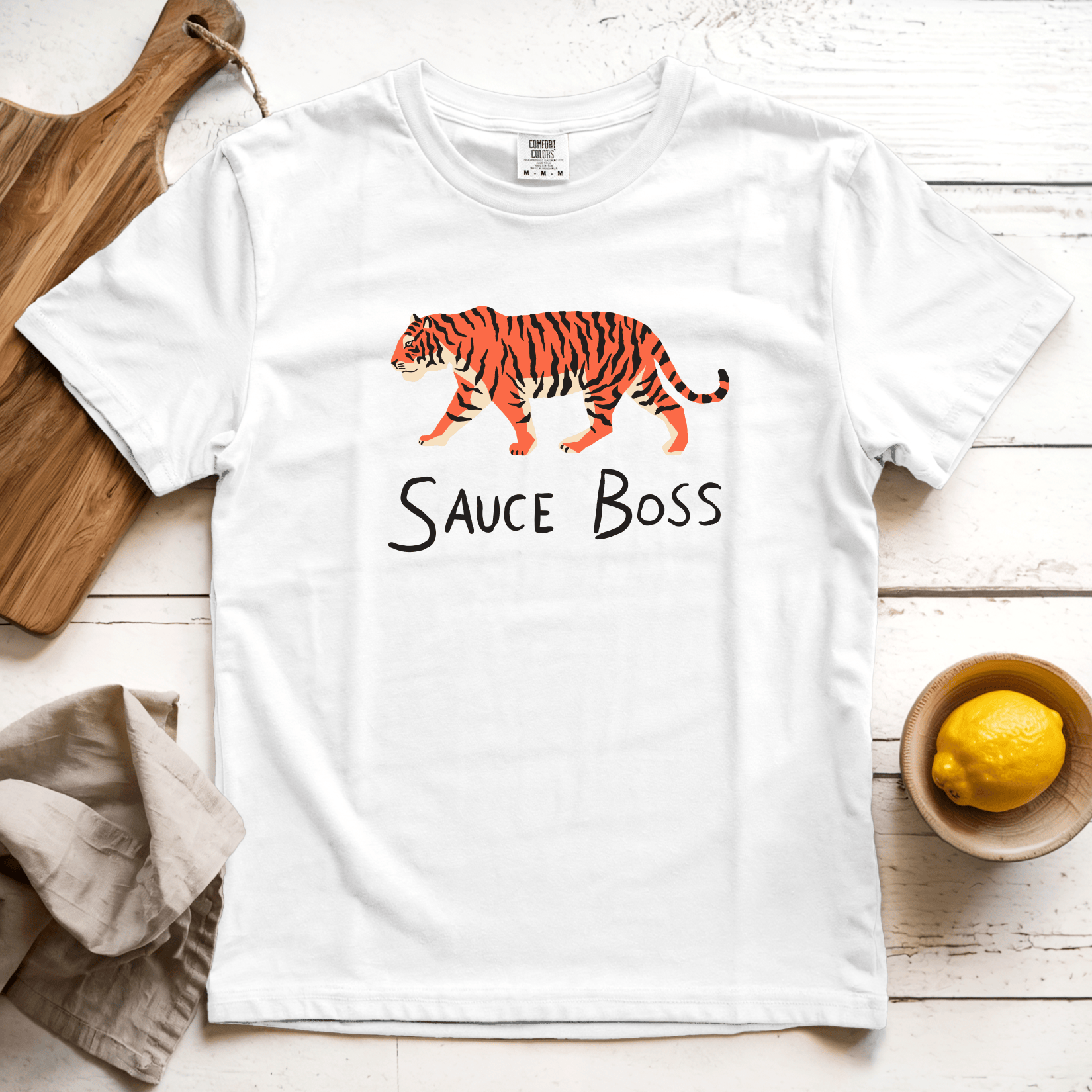 T-Shirt White / S Sauce Boss