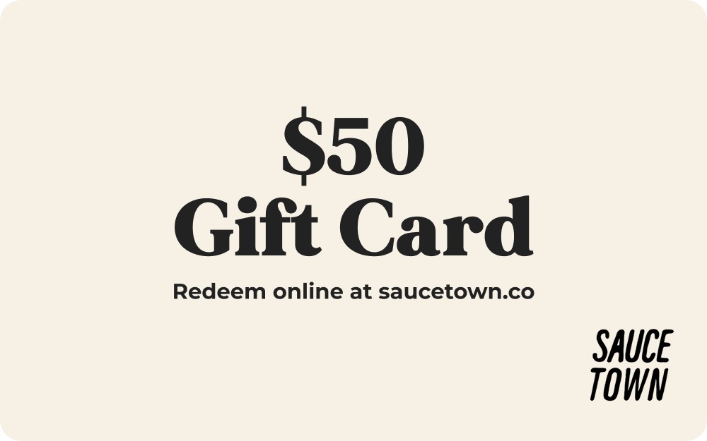 $50.00 Sauce Town Gift Card