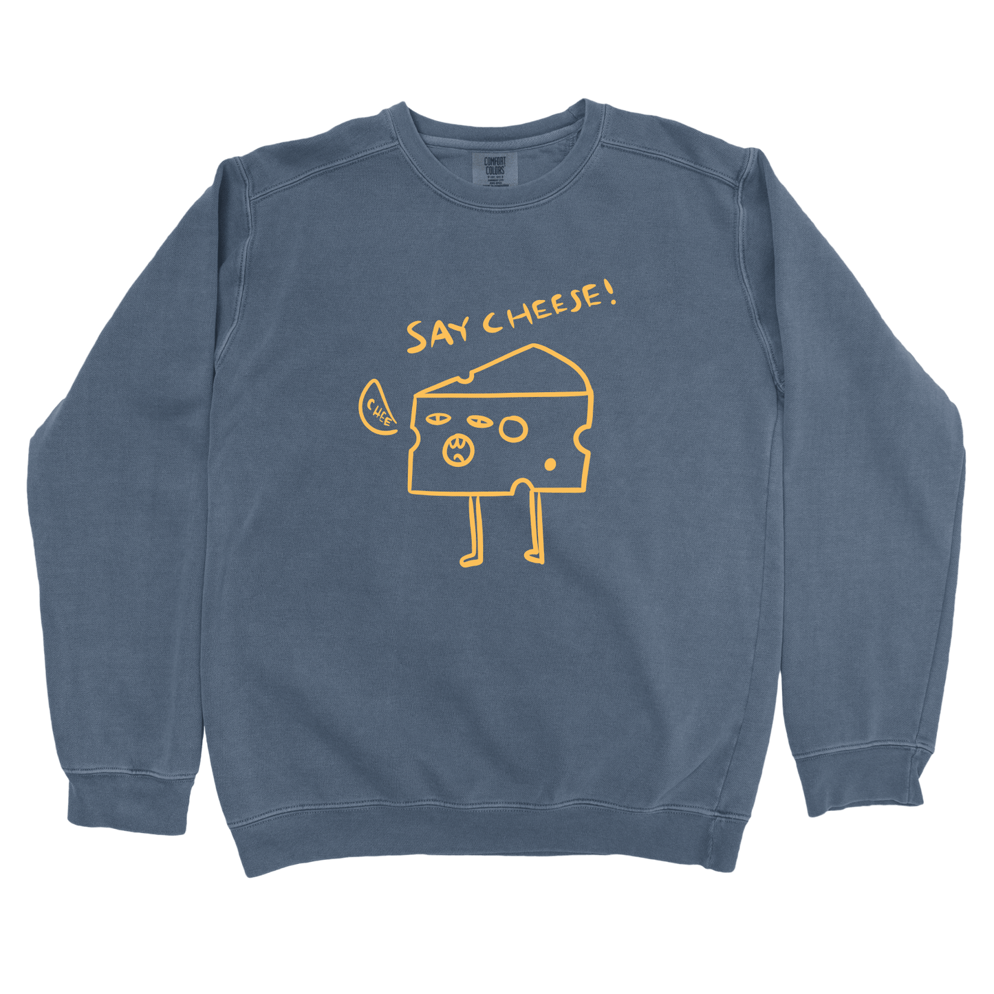 Sweatshirt Denim / S Say Cheese Sweatshirt