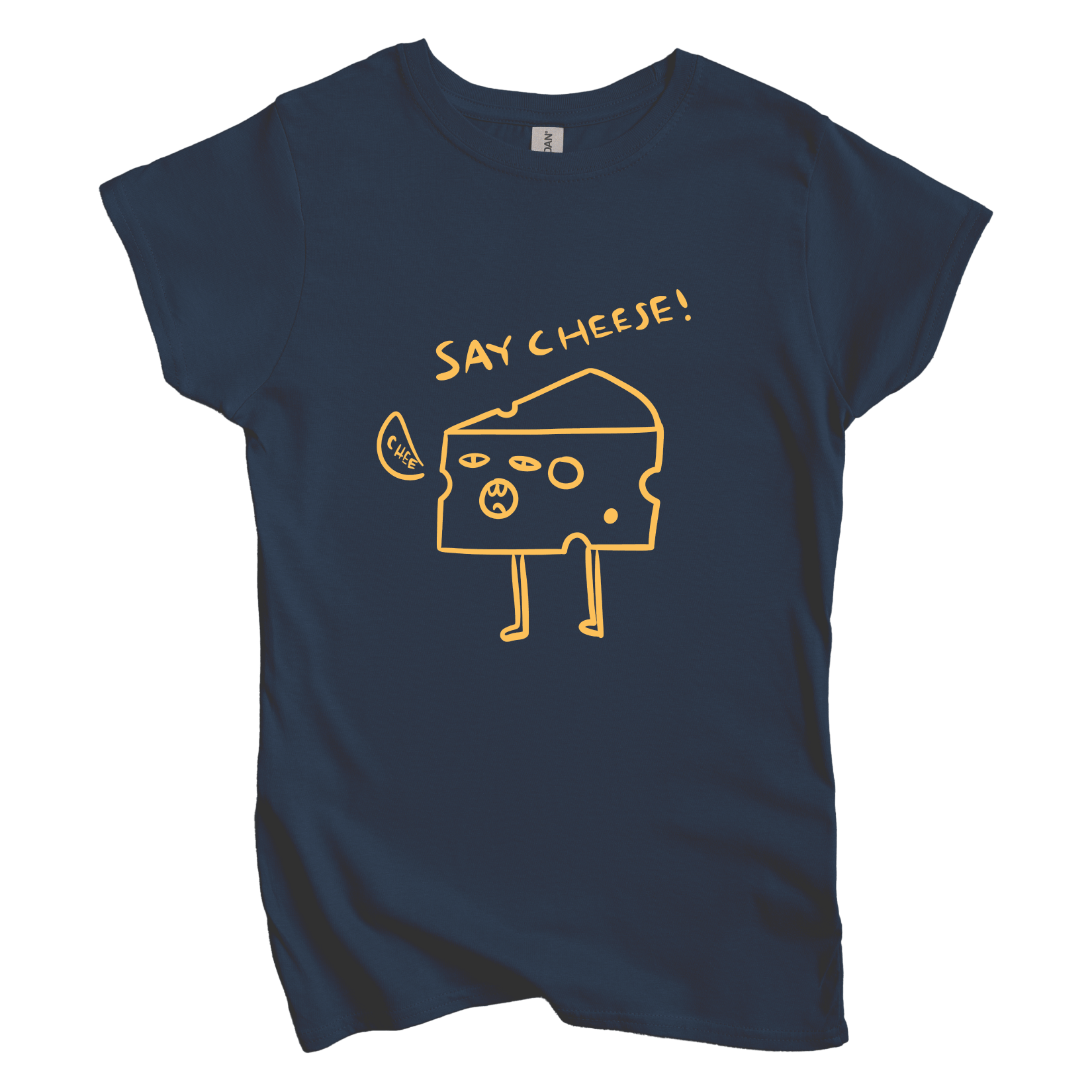 T-Shirt S / Navy Say Cheese Women's Tee