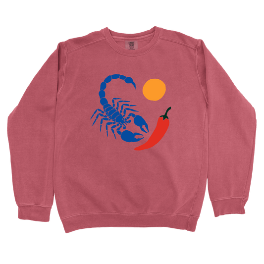 Sweatshirt Crimson / S Scorpion Chili Sun Sweatshirt