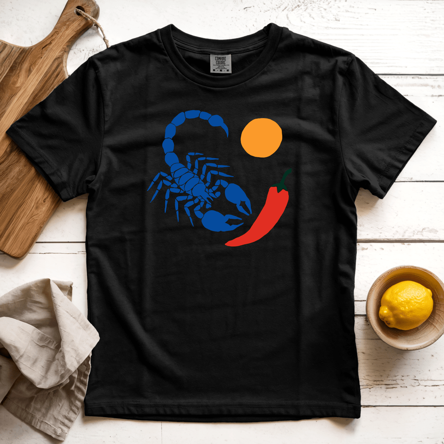 T-Shirt Black / S Scorpion Chili Sun