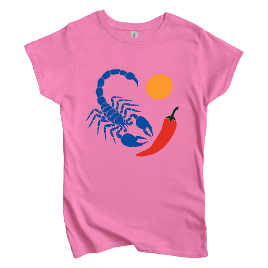 T-Shirt S / Azalea Scorpion Chili Sun Women's Tee