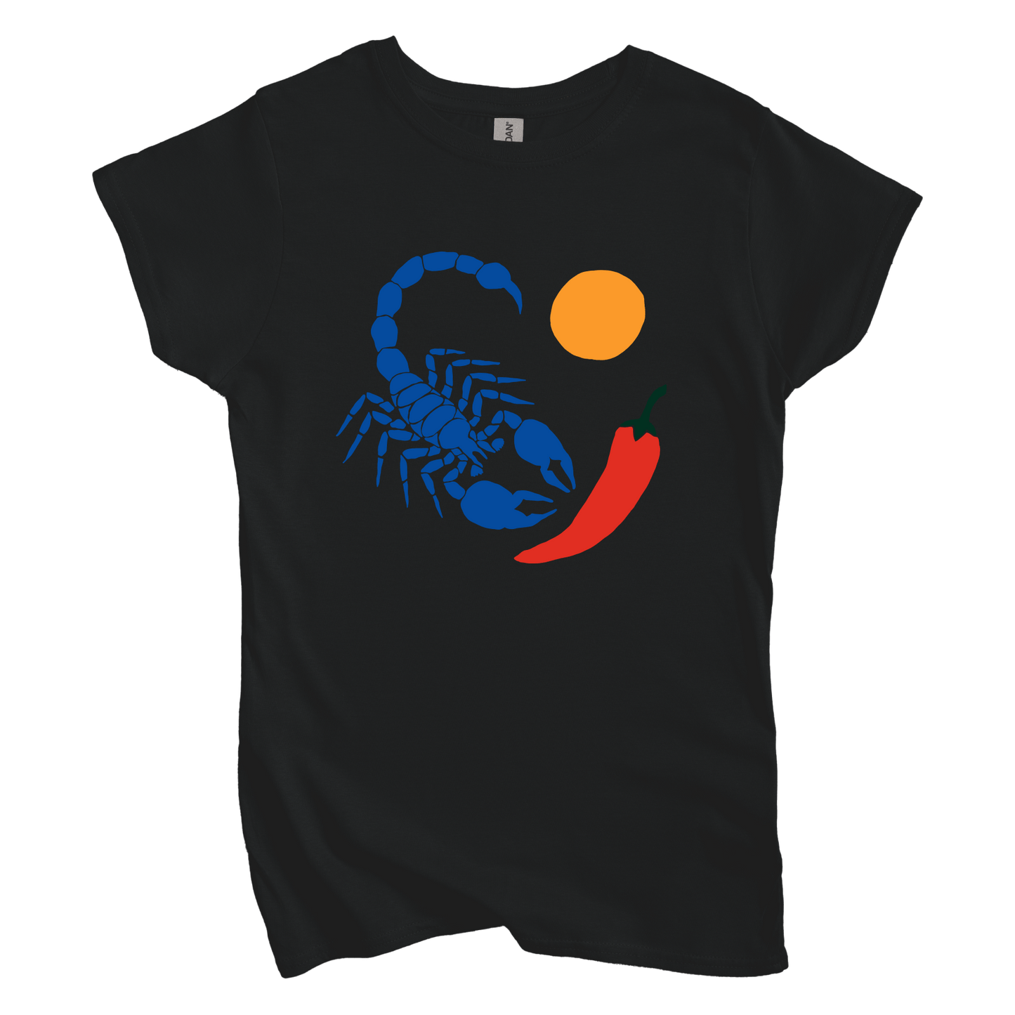 T-Shirt S / Black Scorpion Chili Sun Women's Tee