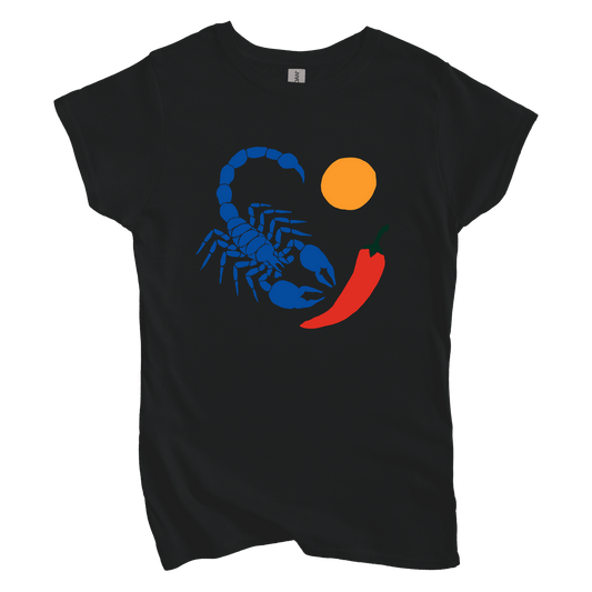 T-Shirt S / Black Scorpion Chili Sun Women's Tee
