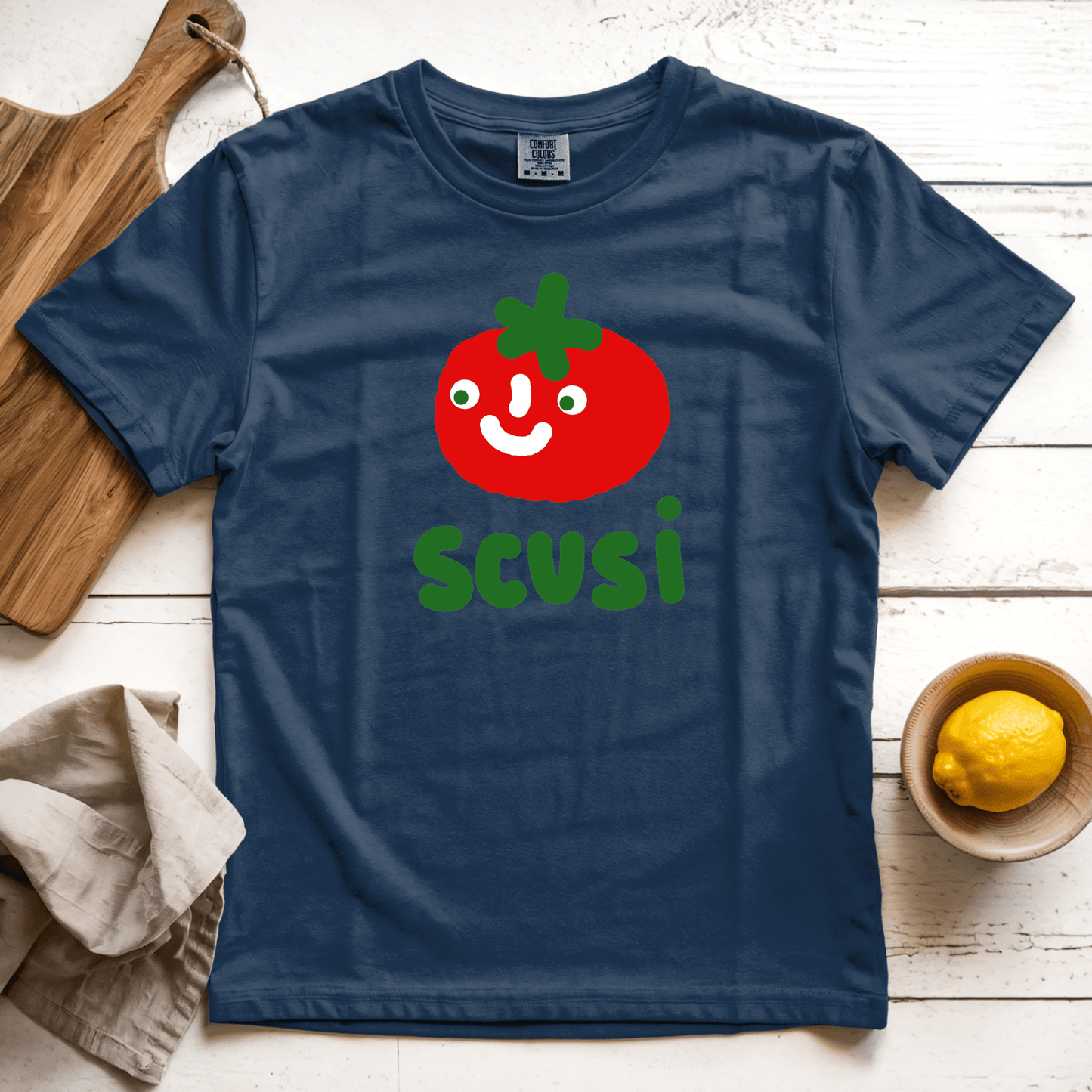T-Shirt Navy / S Scusi: Longoland