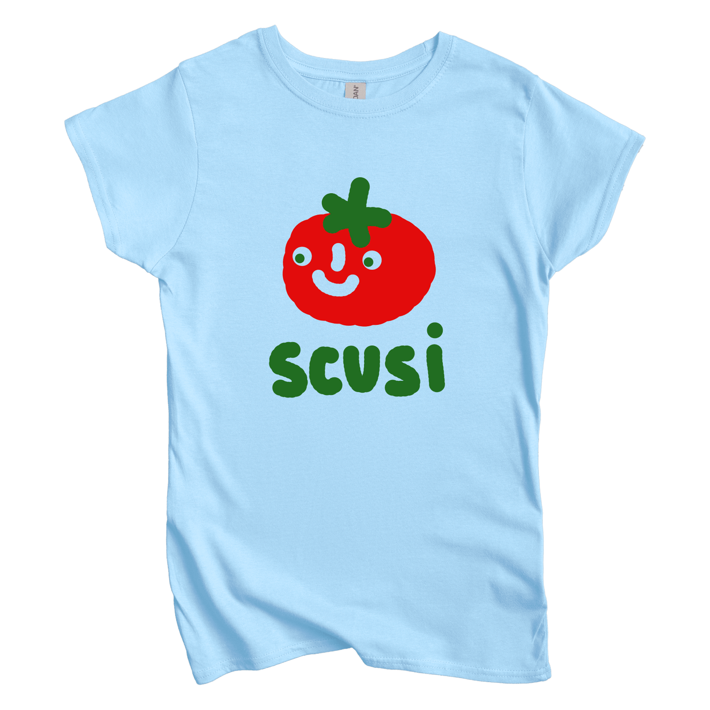 T-Shirt Light Blue / S Scusi: Longoland Women's Tee