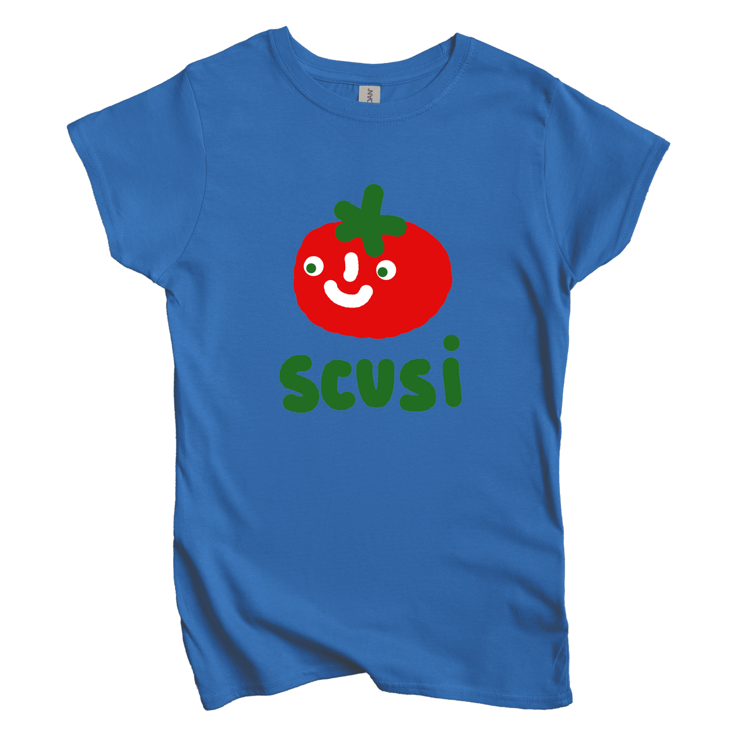 T-Shirt Royal / S Scusi: Longoland Women's Tee