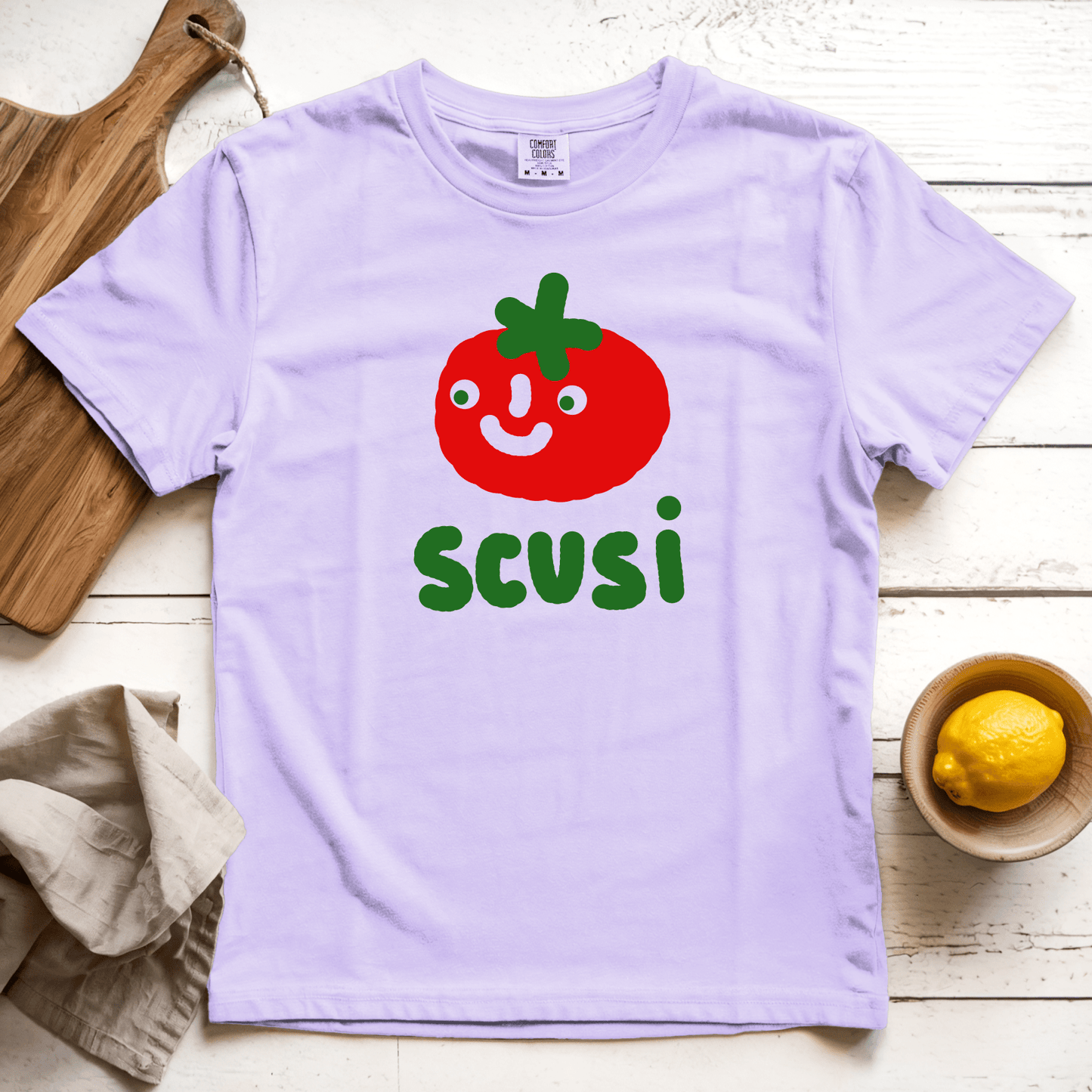 T-Shirt Orchid / S Scusi Tomato: Longoland