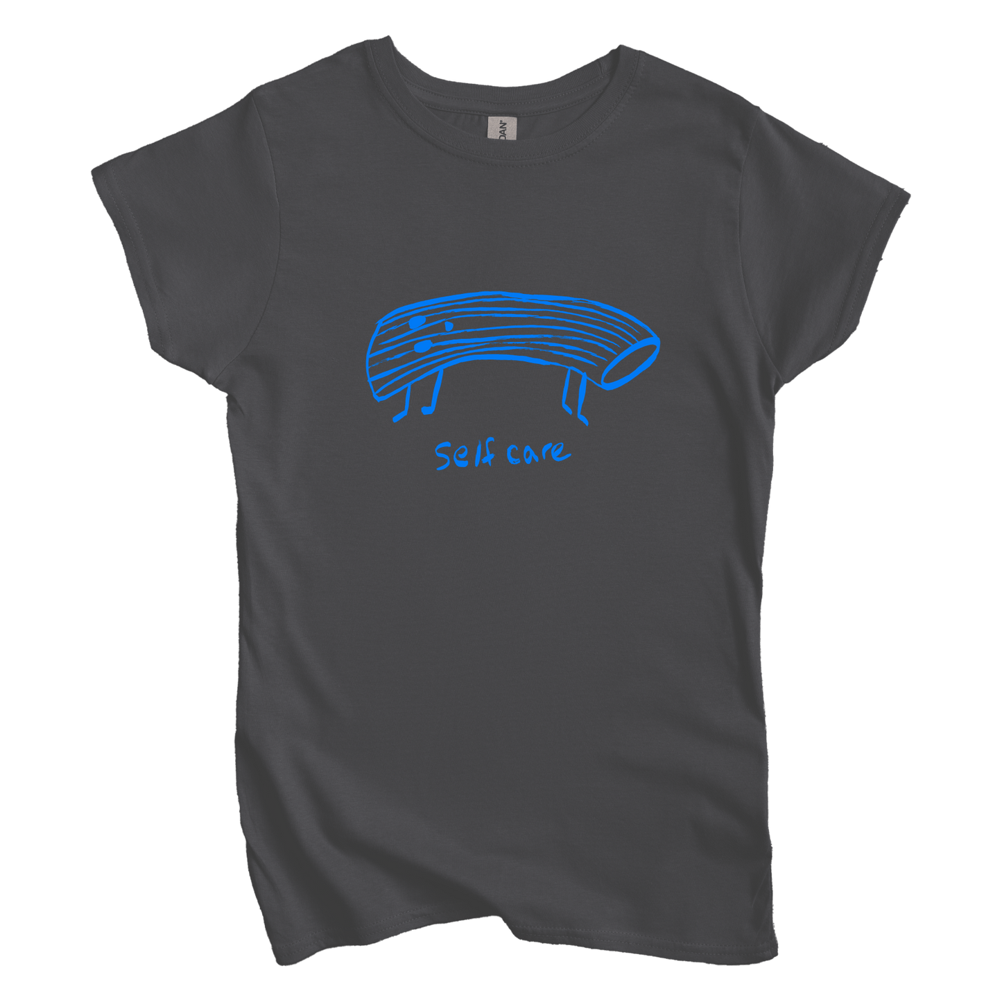 T-Shirt M / Charcoal Self Care Noodle  Women's Tee