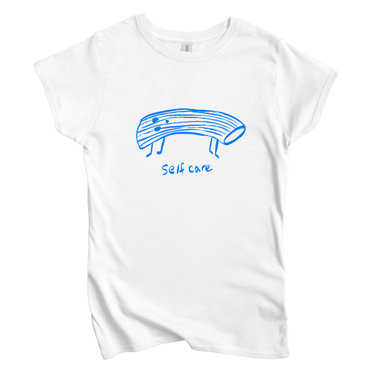 T-Shirt S / White Self Care Noodle  Women's Tee