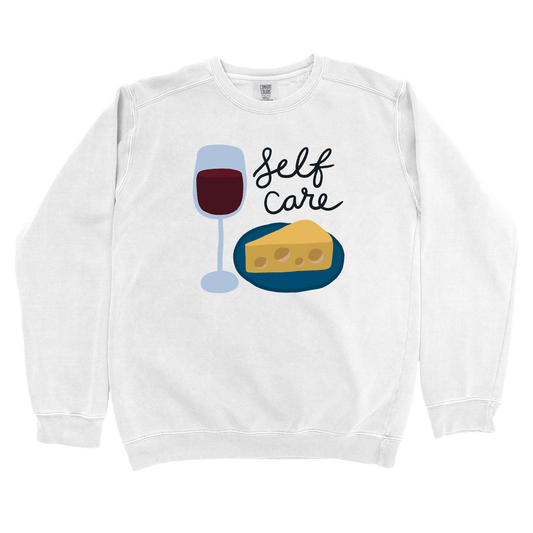 Sweatshirt White / S Self Care Sweatshirt