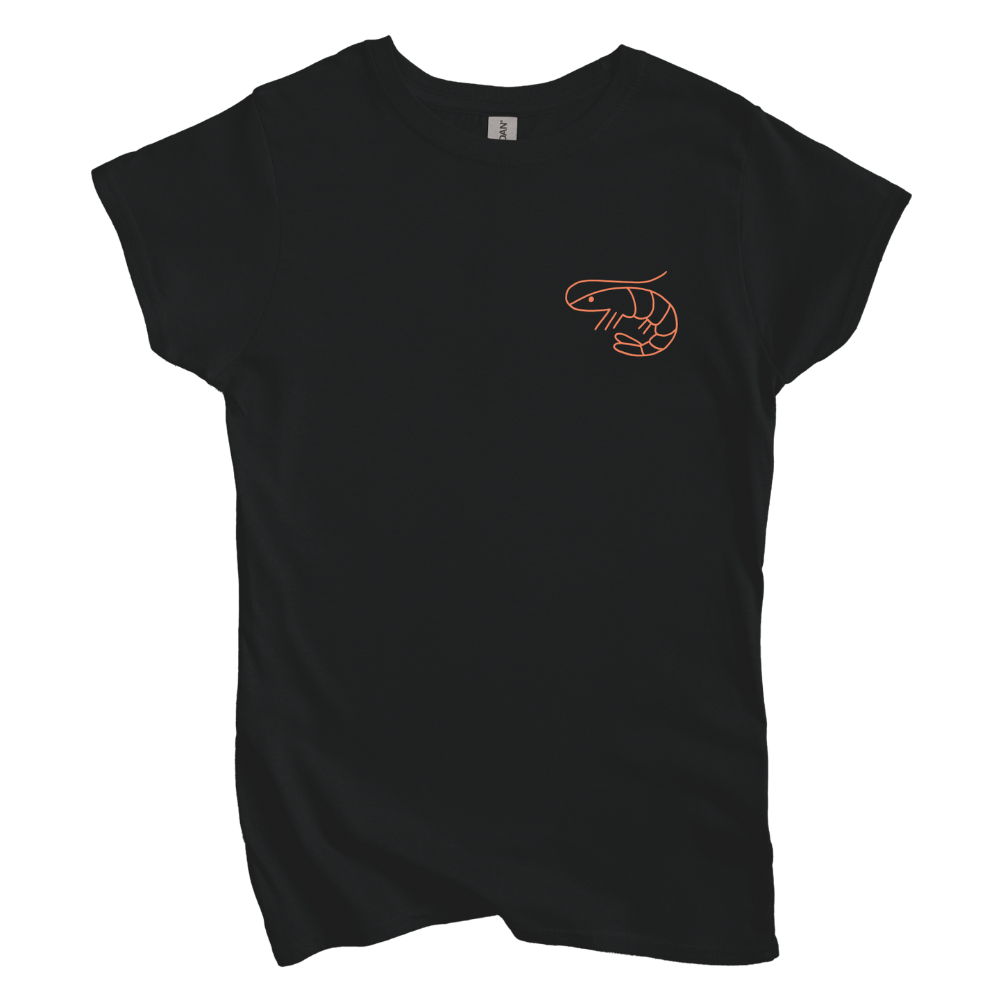 T-Shirt M / Black Shrimp Women's Tee
