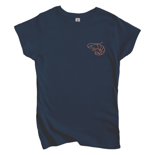 T-Shirt S / Navy Shrimp Women's Tee