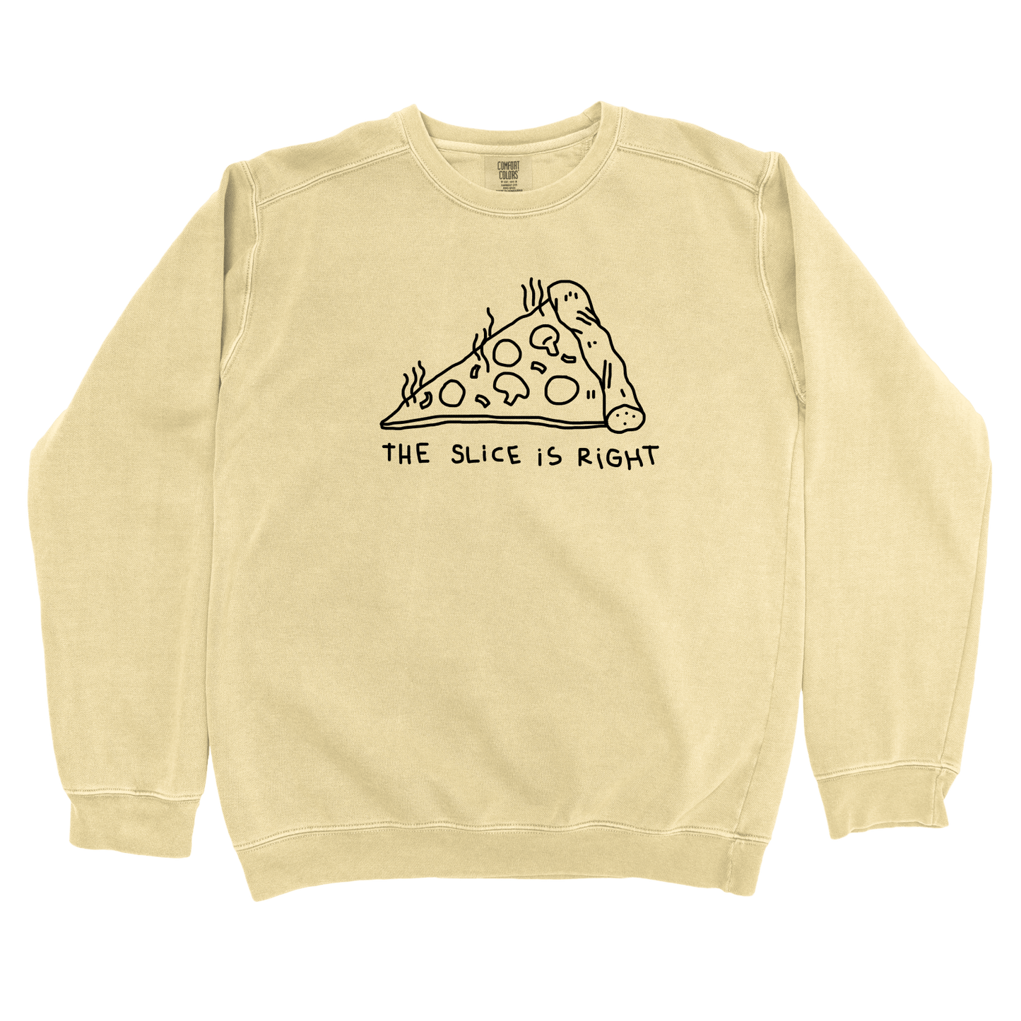 Sweatshirt Butter / S Slice is Right: Longoland Sweatshirt
