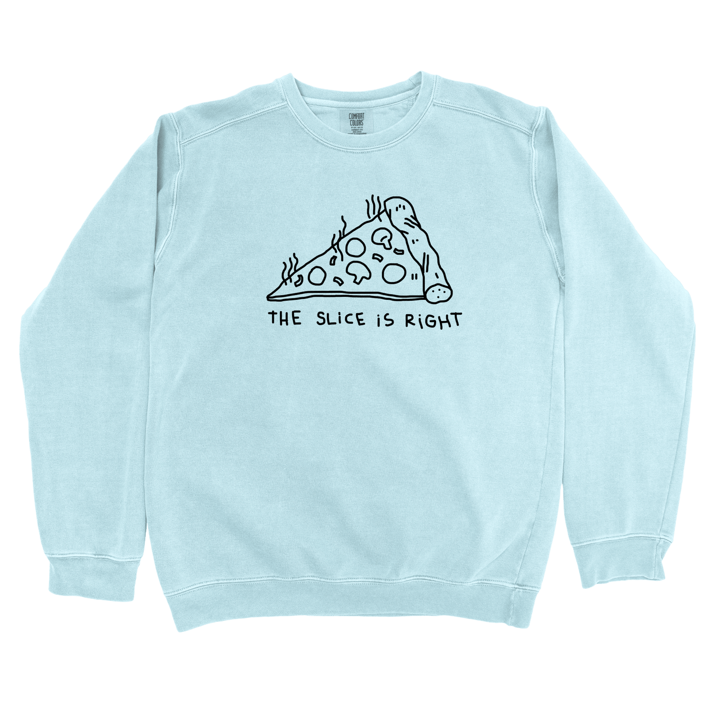 Sweatshirt Chambray / S Slice is Right: Longoland Sweatshirt