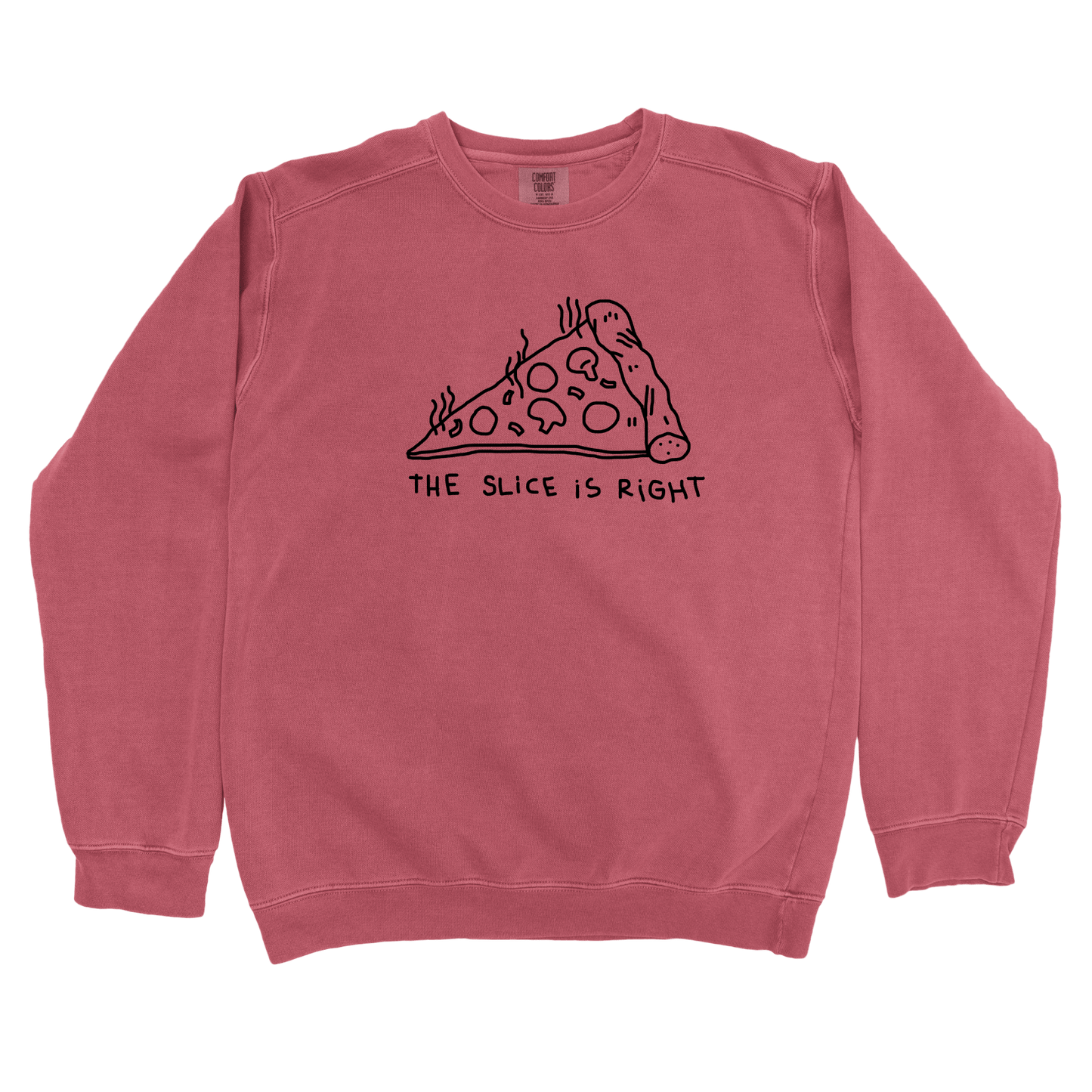 Sweatshirt Crimson / S Slice is Right: Longoland Sweatshirt