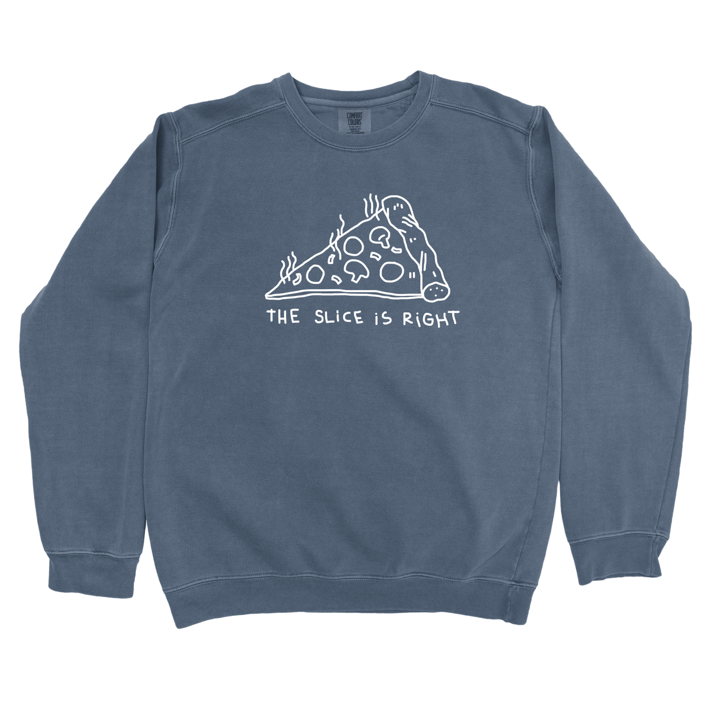 Sweatshirt Denim / S Slice is Right: Longoland Sweatshirt