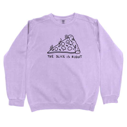 Sweatshirt Orchid / S Slice is Right: Longoland Sweatshirt