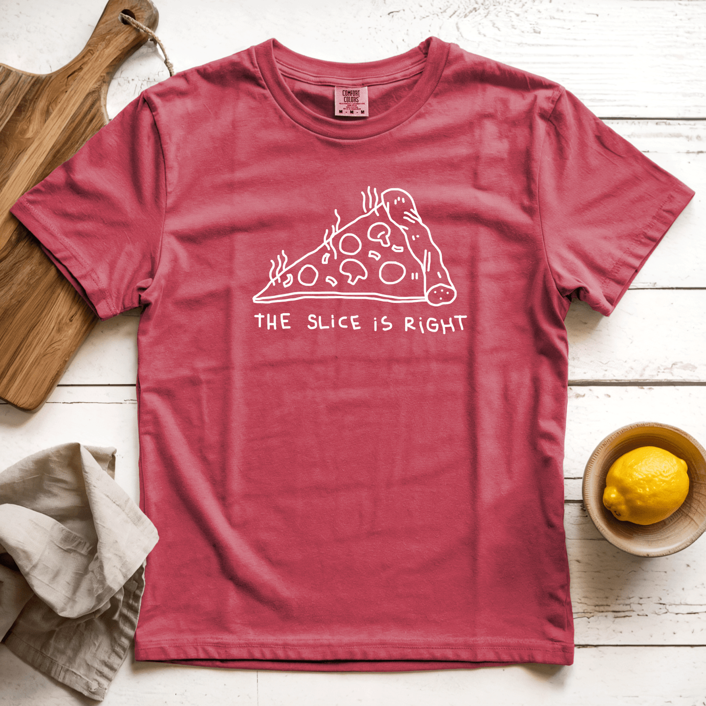 T-Shirt Crimson / S Slice is Right: Longoland