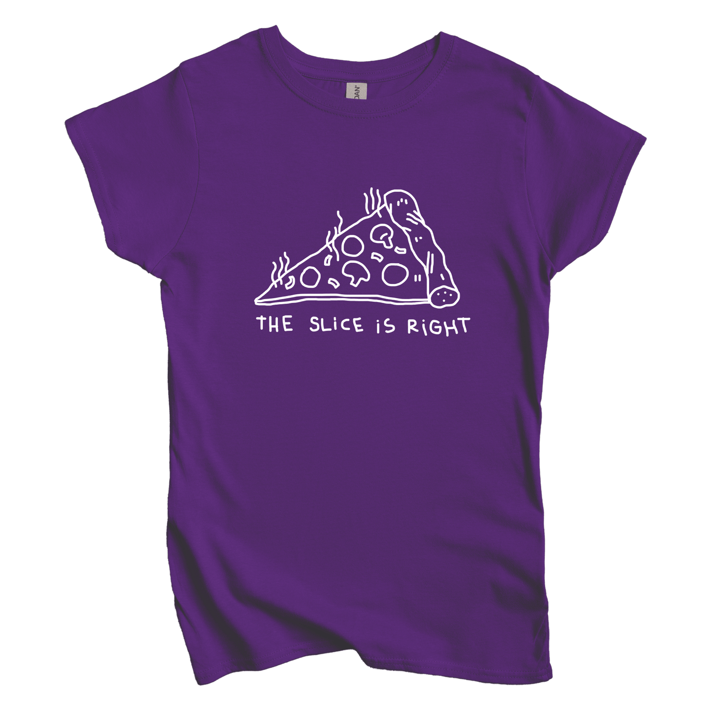 T-Shirt L / Purple Slice is Right: Longoland Women's Tee