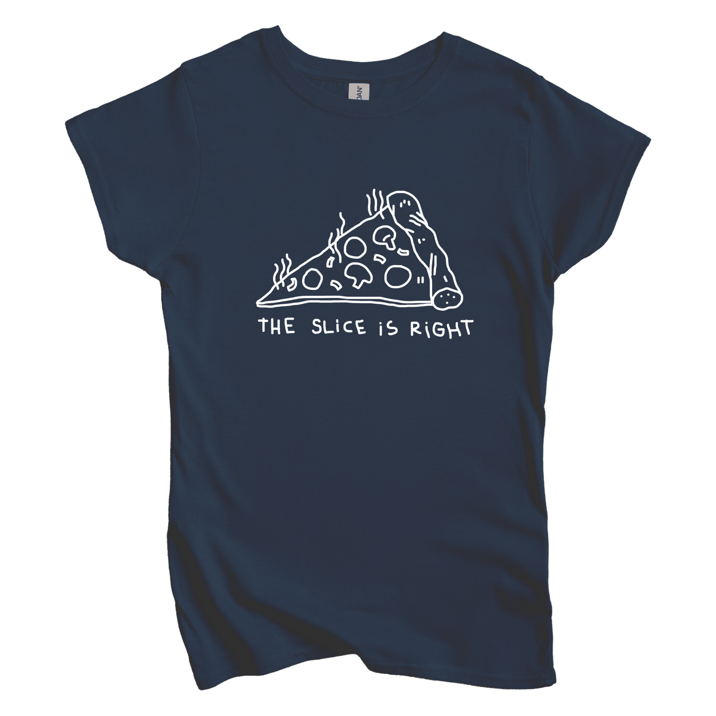 T-Shirt S / Navy Slice is Right: Longoland Women's Tee