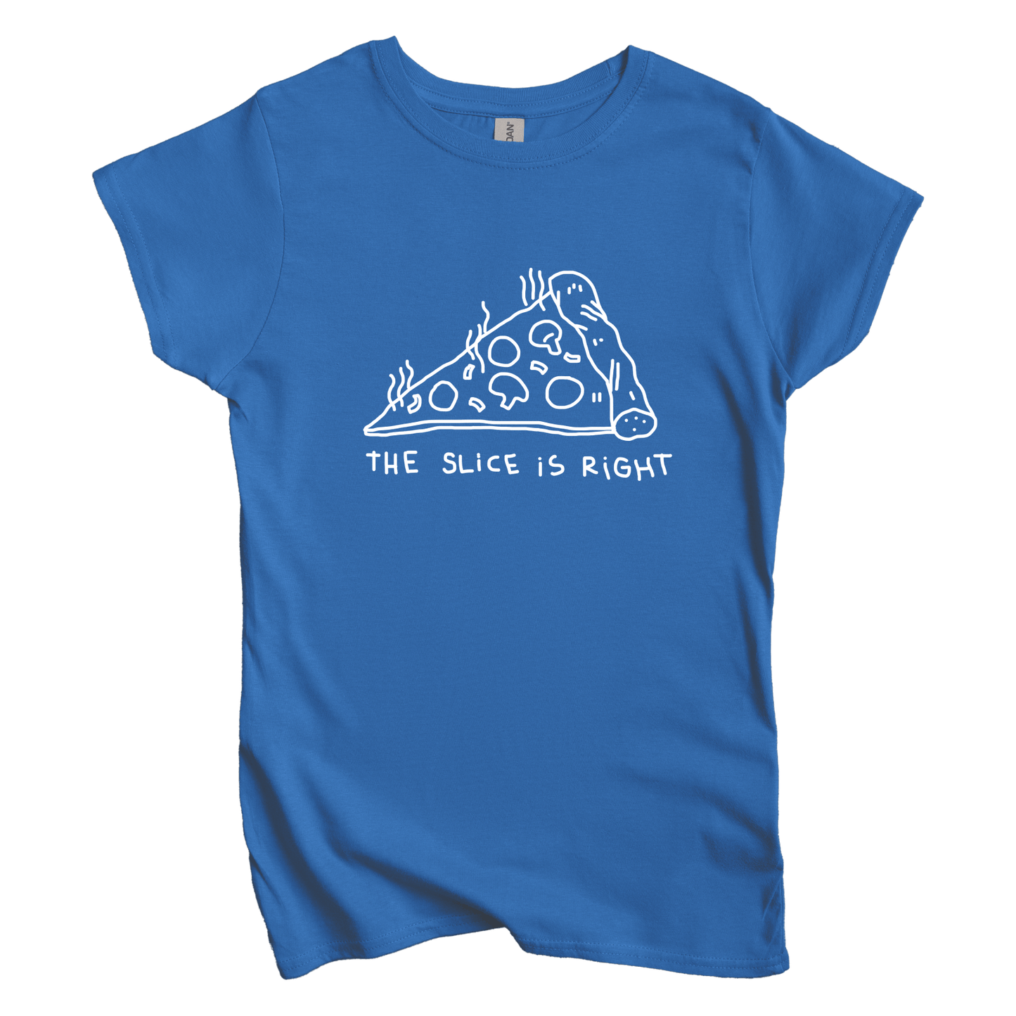 T-Shirt S / Royal Slice is Right: Longoland Women's Tee
