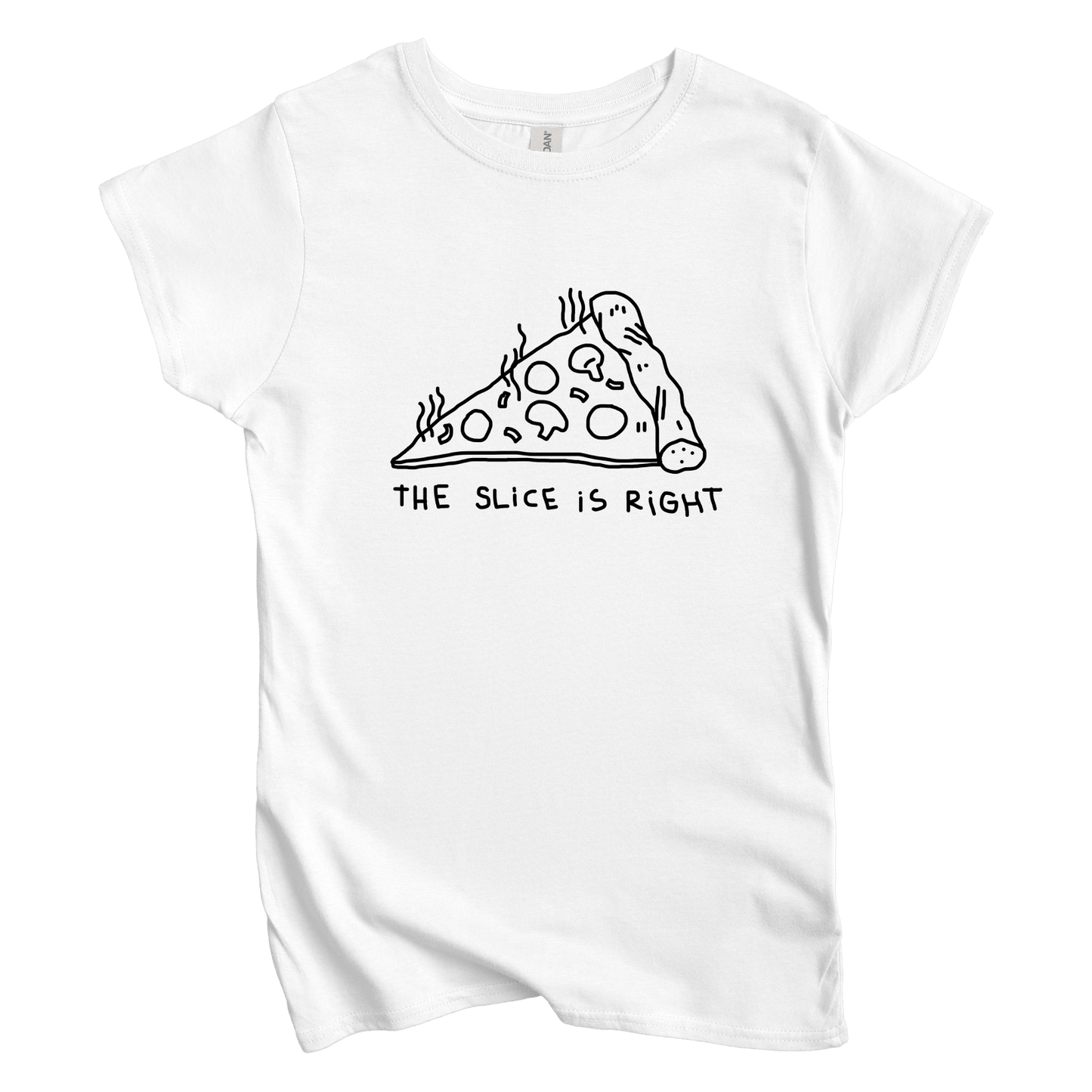 T-Shirt S / White Slice is Right: Longoland Women's Tee