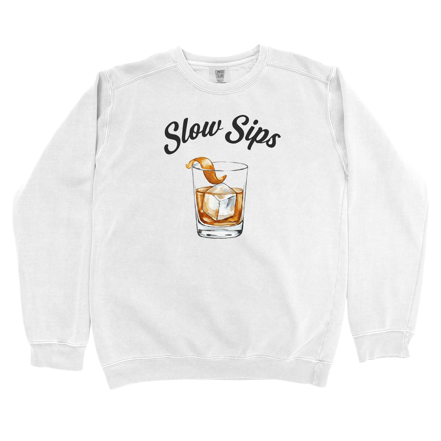 T-Shirts White / S Slow Sips Sweatshirt