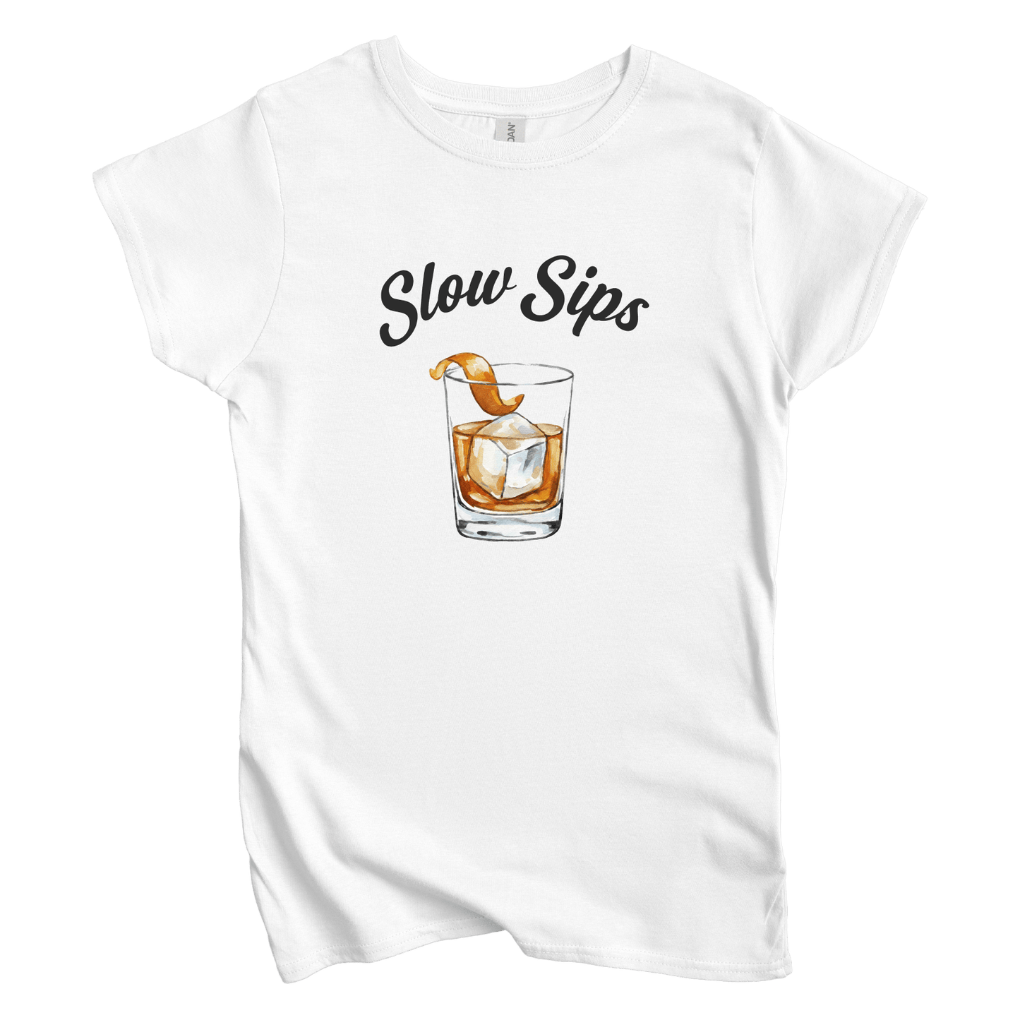 T-Shirts S / White Slow Sips Women's Tee