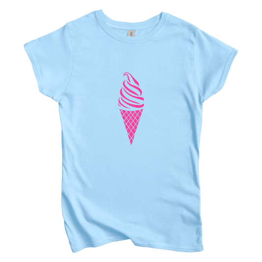 T-Shirt S / Light Blue Soft Serve Women's Tee