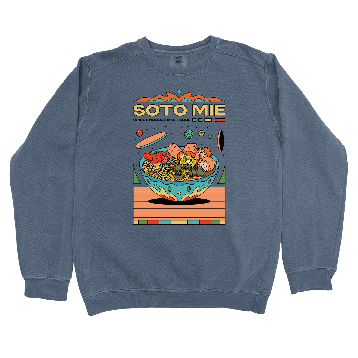 T-Shirts Denim / S Soto Mie: Galih Putra Sweatshirt