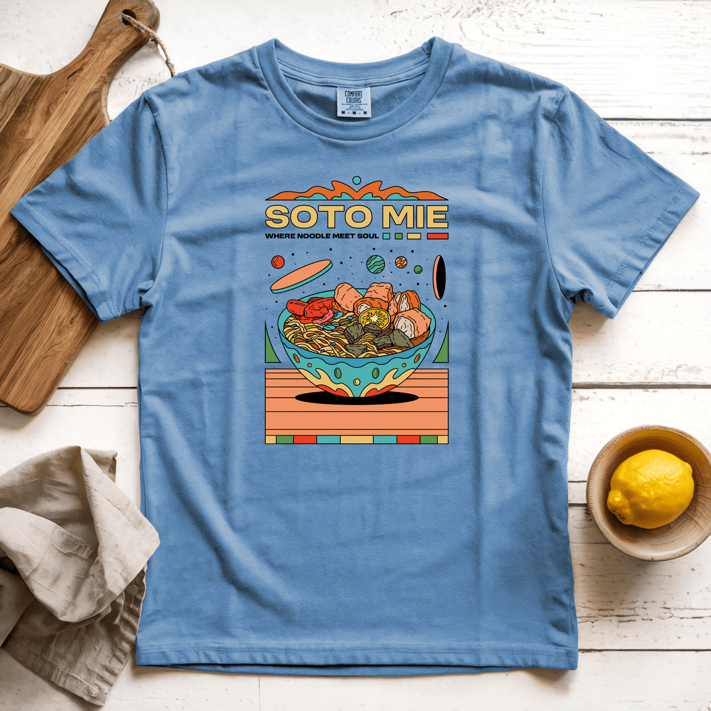 T-Shirts Blue Jean / S Soto Mie: Galih Putra