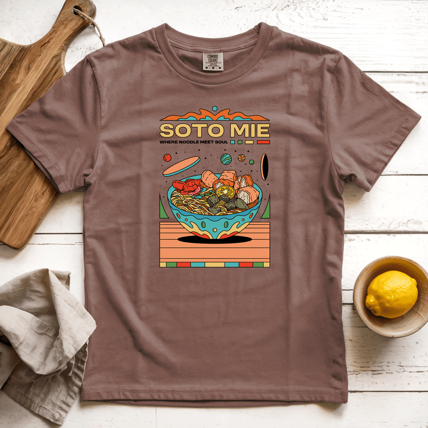 T-Shirts Espresso / S Soto Mie: Galih Putra