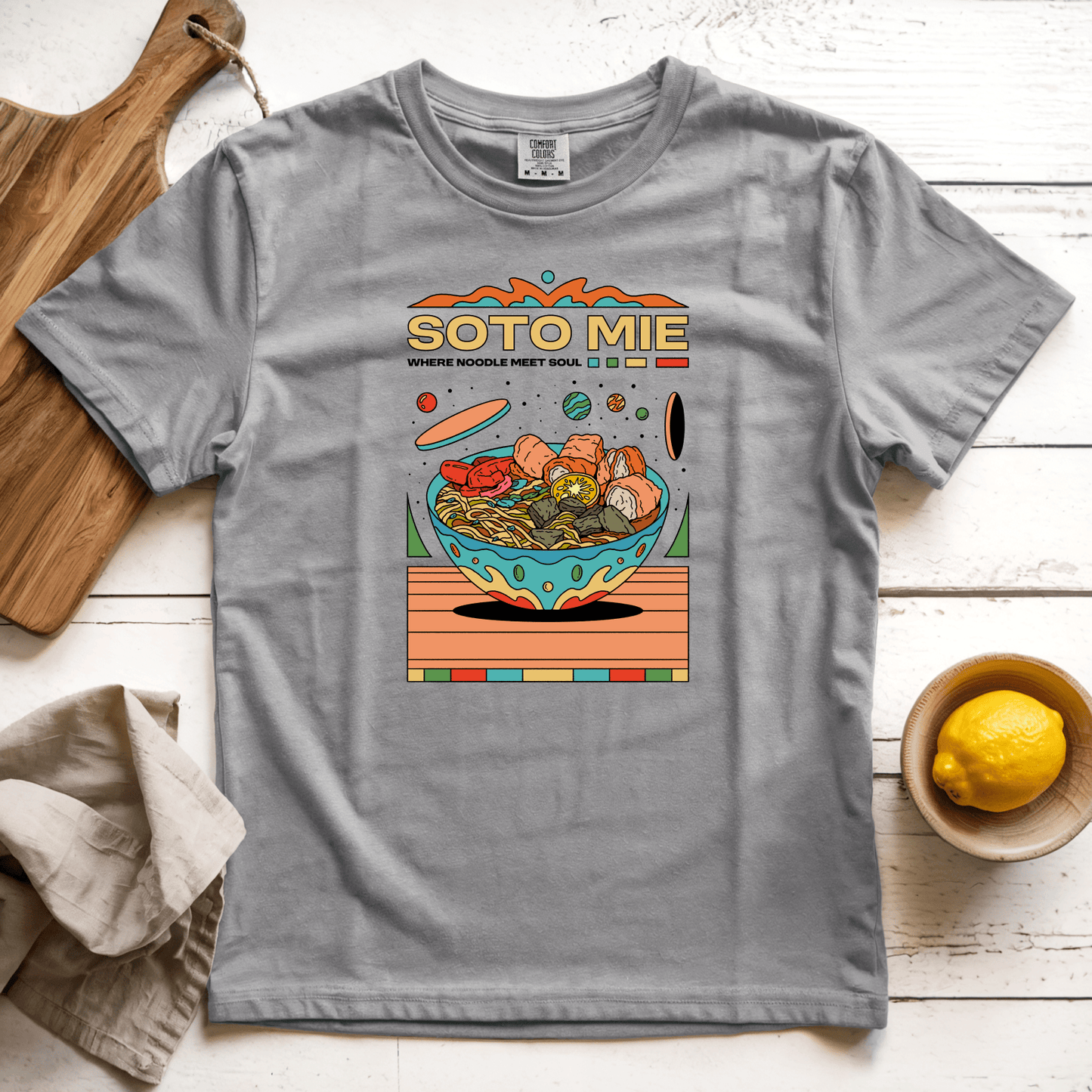 T-Shirts Grey / S Soto Mie: Galih Putra