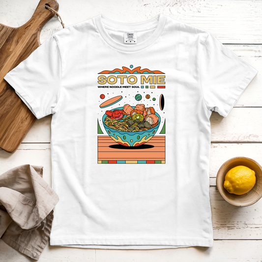 T-Shirts White / S Soto Mie: Galih Putra