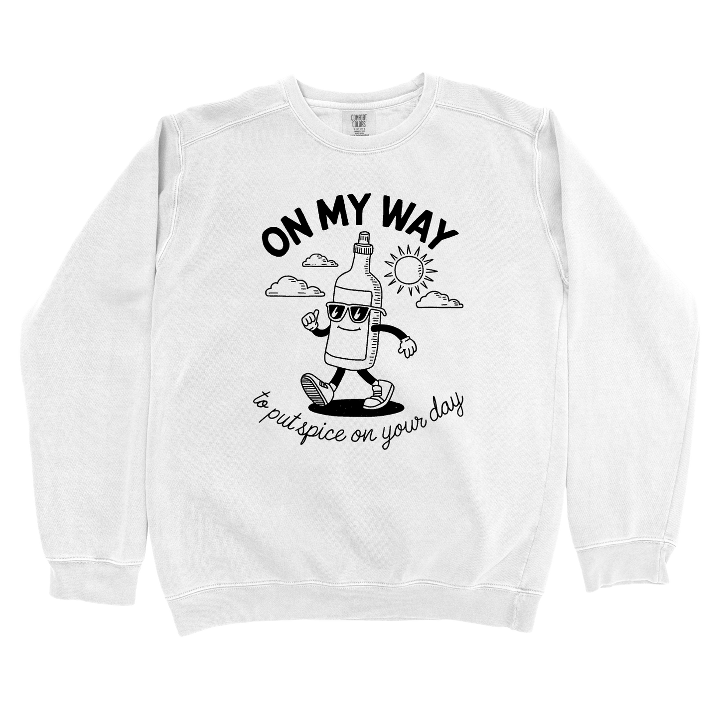 Sweatshirt White / S Spice Up Your Day Sweatshirt