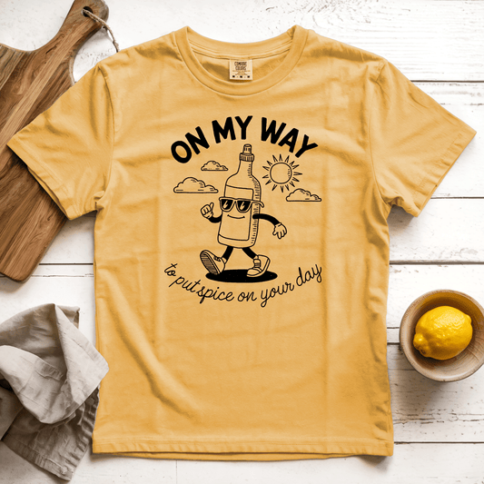 T-Shirt Mustard / S Spice Up Your Day