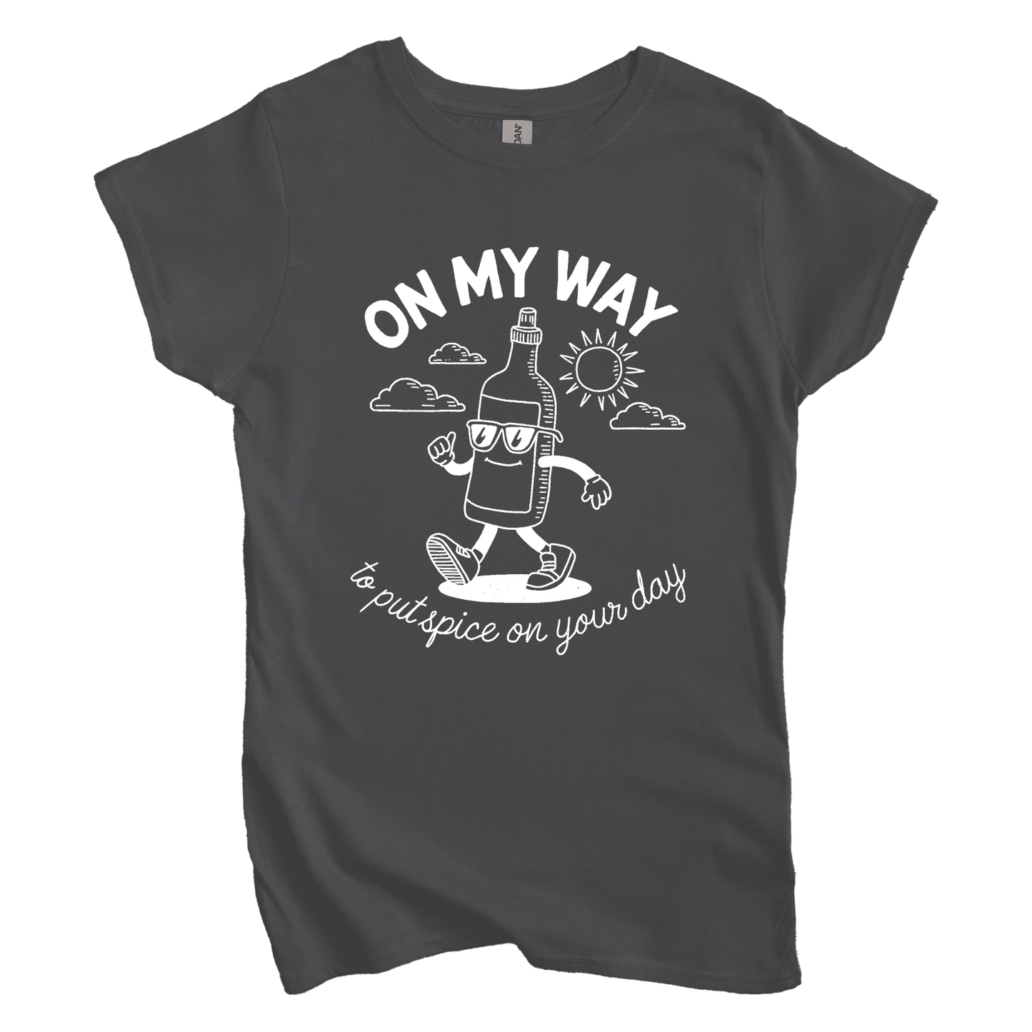 T-Shirt M / Charcoal Spice Up Your Day Women's Tee