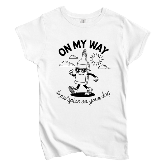 T-Shirt S / White Spice Up Your Day Women's Tee