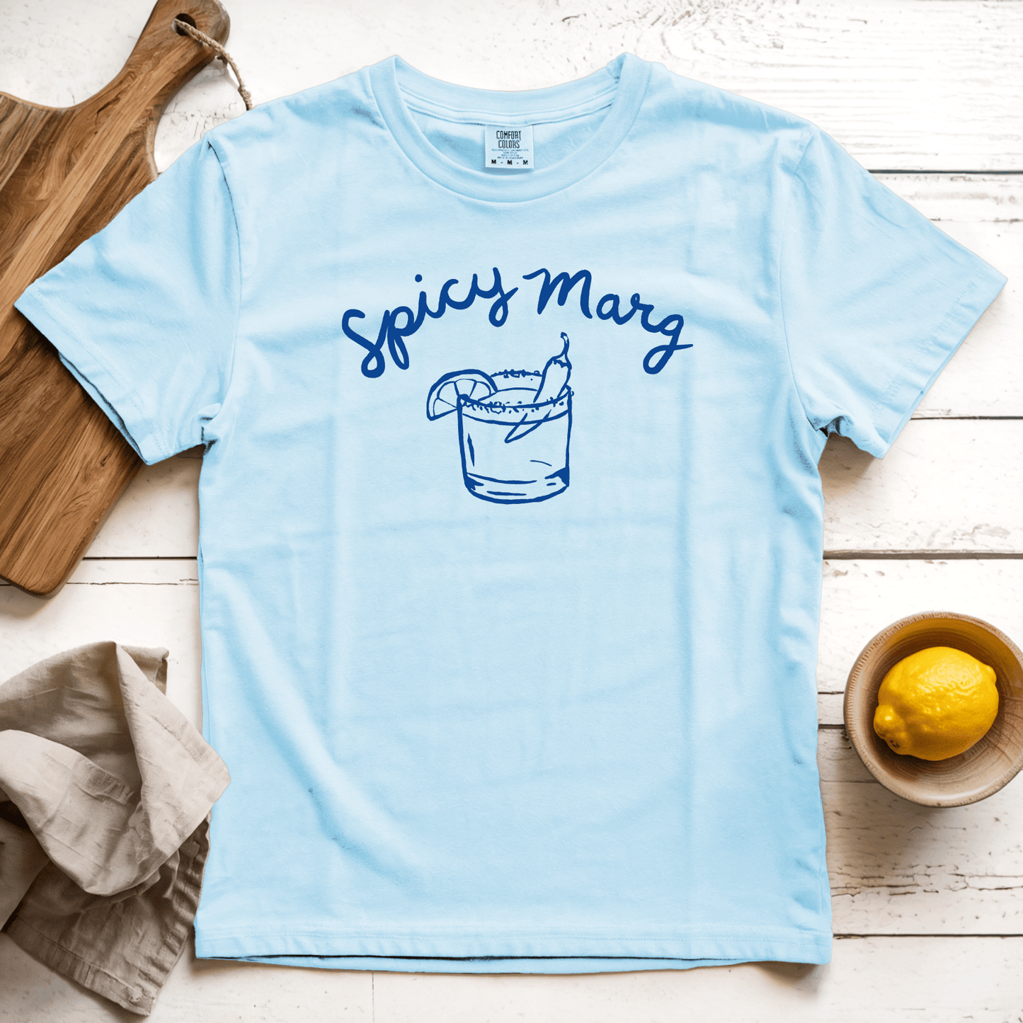T-Shirts Chambray / S Spicy Marg