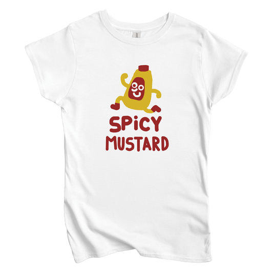 T-Shirts S / White Spicy Mustard: Longoland Women's Tee
