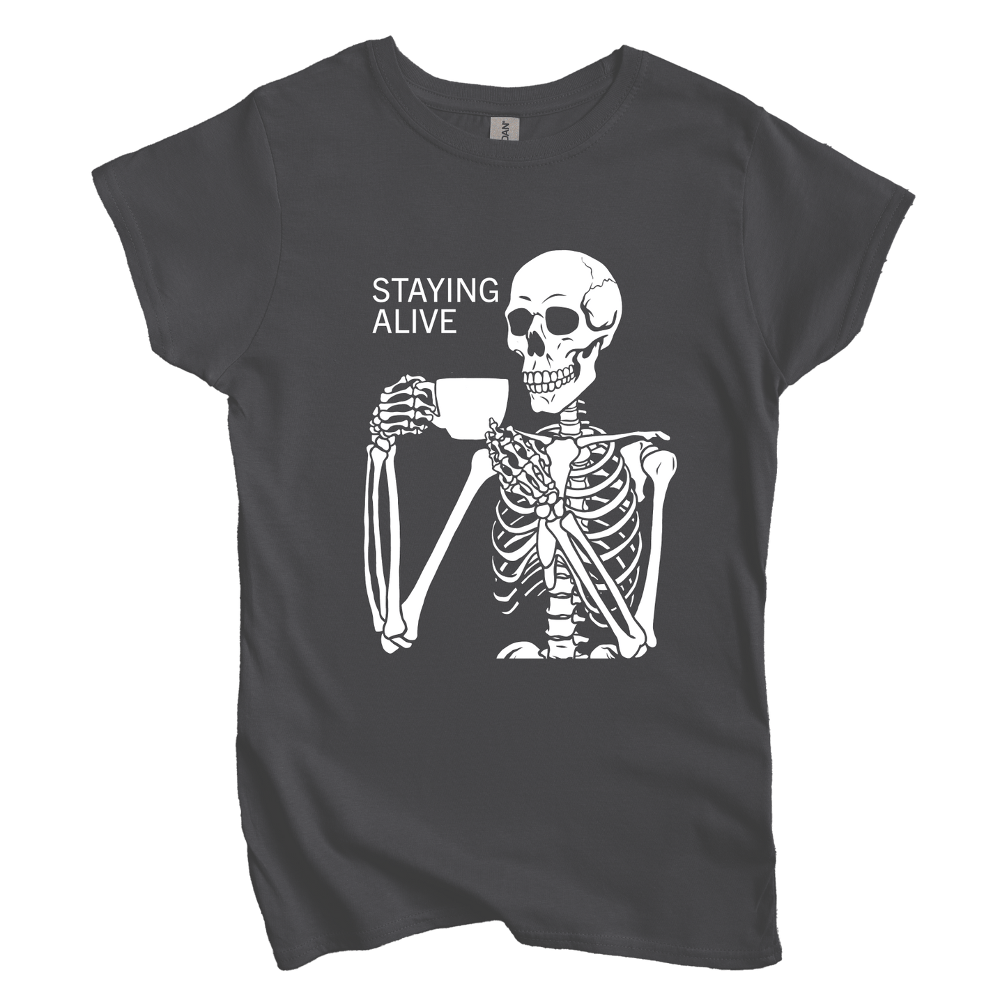 T-Shirt M / Charcoal Staying Alive Women's Tee